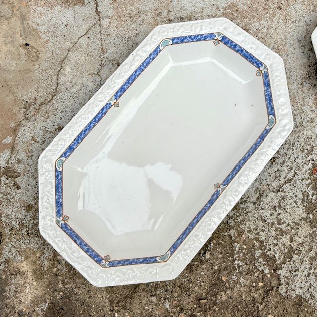 Блюдо Rosenthal Classic Rose голубой орнамент 33 см Германия