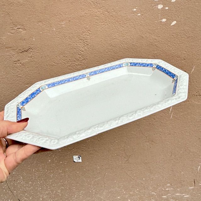 Блюдо Rosenthal Classic Rose голубой орнамент 33 см Германия