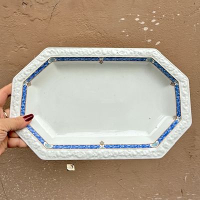 Блюдо Rosenthal Classic Rose голубой орнамент 33 см Германия