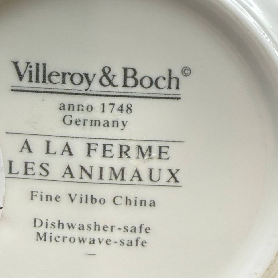 Банка ВиллеройБох A la ferme les animaux 14 см