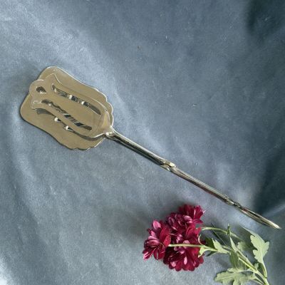 Щипцы ножницы для закусок Mazel 22 см серебрение Италия