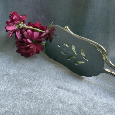 Щипцы ножницы для закусок Mazel 22 см серебрение Италия