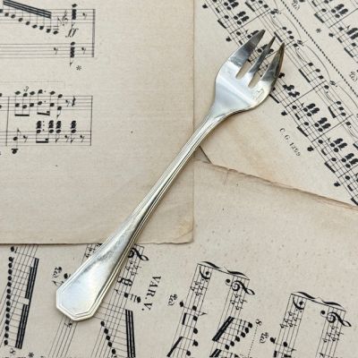 Вилка трезубец Christofle America 15 см серебрение Франция