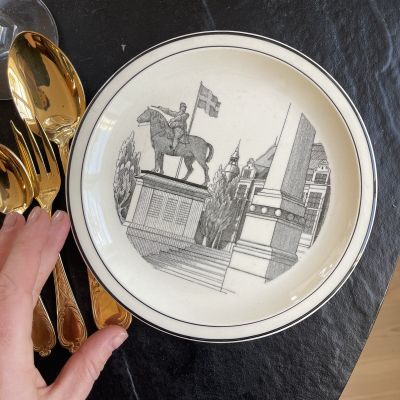 Тарелка Gustavsberg Stockholm 19 см Швеция