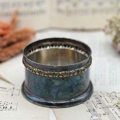 Подставка под бутылку 11 см мельхиор серебрение