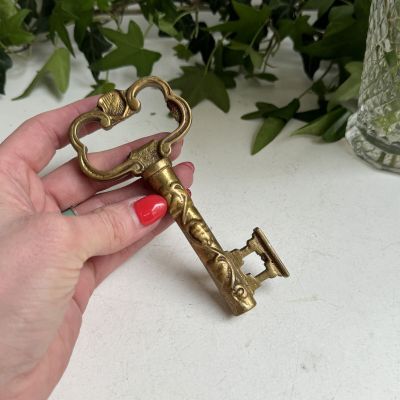 Открывалка Ключ 12 см латунь