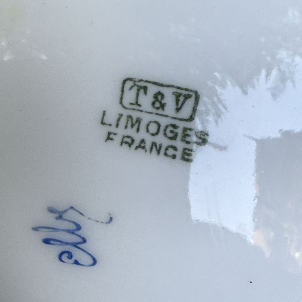 Сахарница T&V Limoges​ 15 см Франция