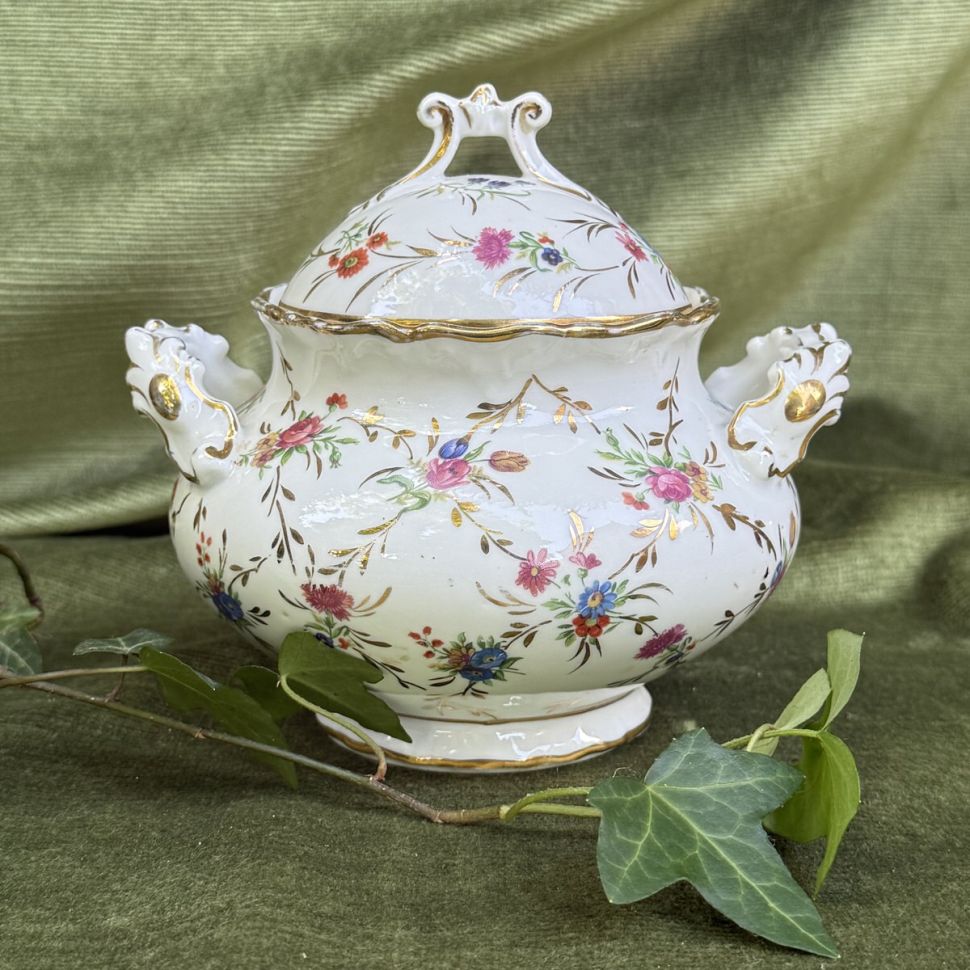 Сахарница T&V Limoges​ 15 см Франция