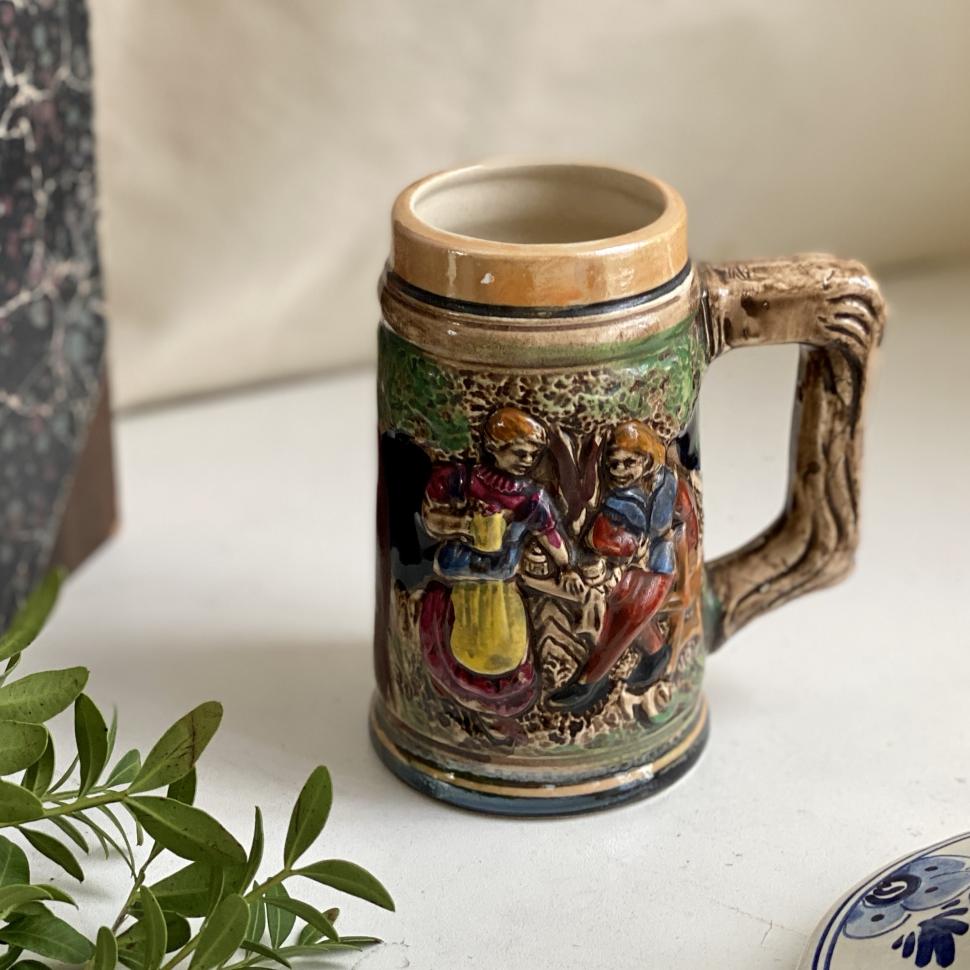 Пивная кружа 300 мл керамика