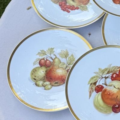 Тарелка Jaeger & Co Harvest Груши и Крыжовник 20 см фарфор Германия