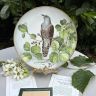 Тарелка Franklin Porcelain Птицы 23 см фарфор Франция 1984 г
