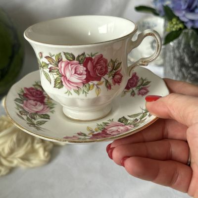 Чайная пара Queen Anne 210 мл Англия уценка