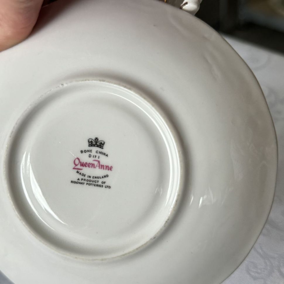 Чайная пара Queen Anne 210 мл Англия уценка