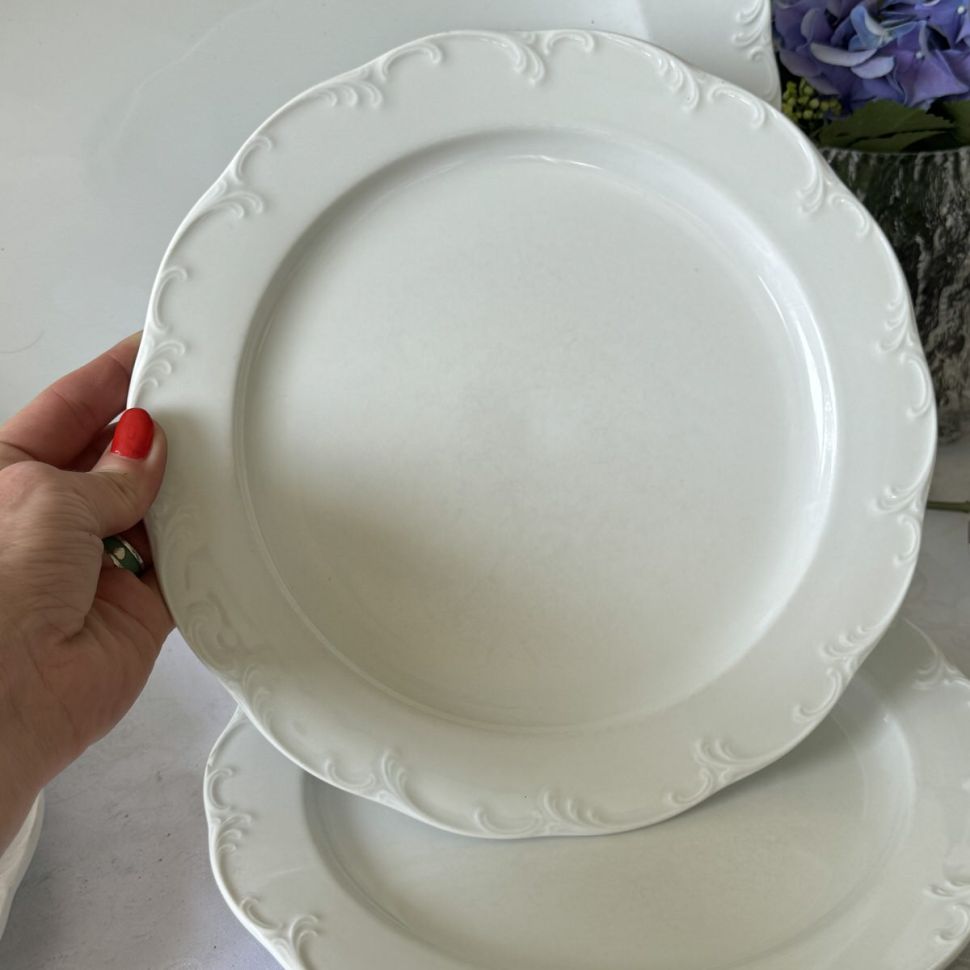 Тарелка Rosenthal Monbijou белый 25 см фарфор Германия 2 категория