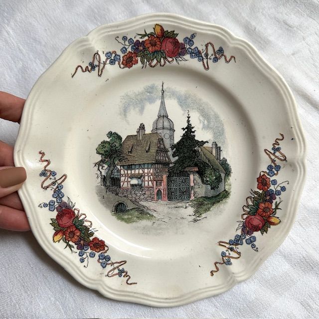 Тарелка Sarreguemines Obernai 21 см Франция    