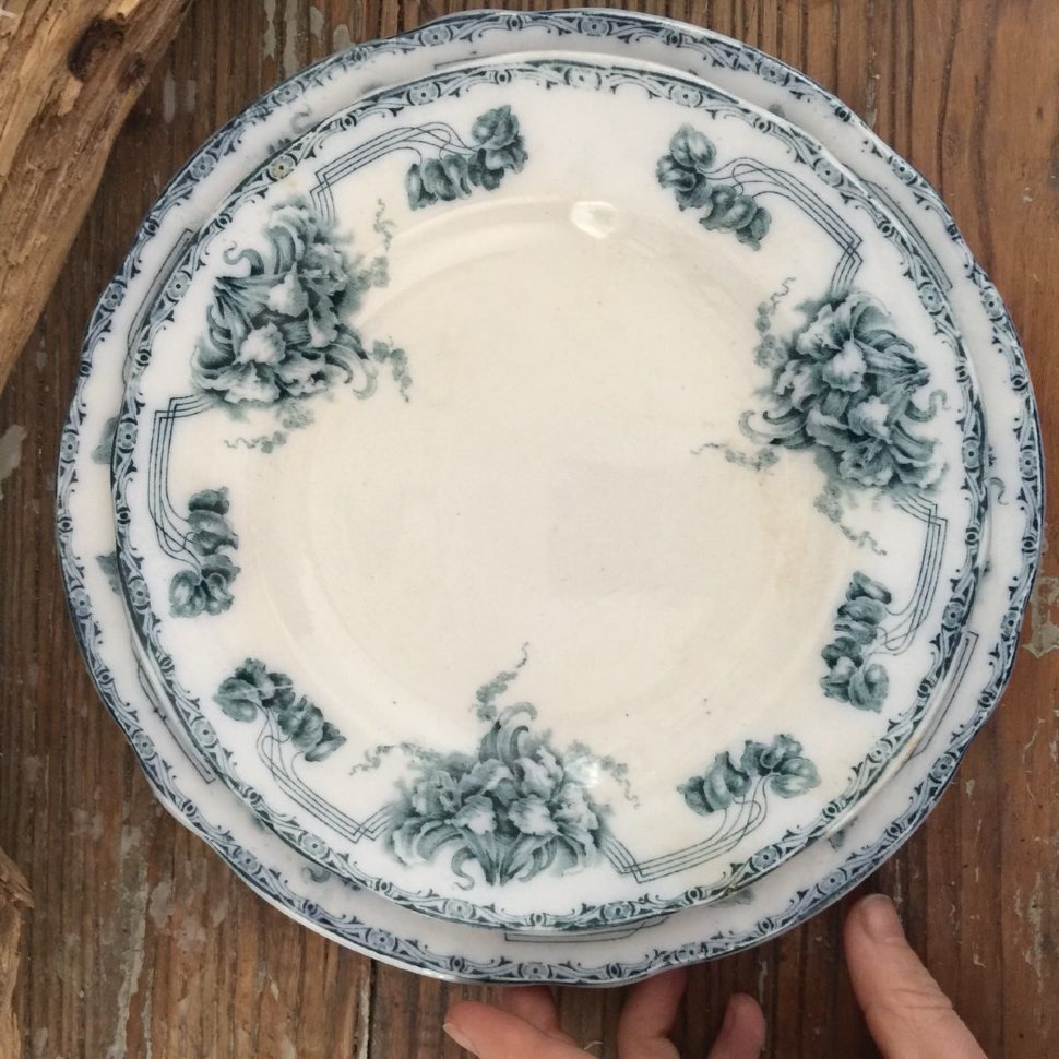 Тарелка десертная Göta Göteborg Швеция начало 20 века 21 см