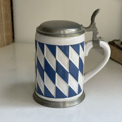 Кружка пивная 0,6 л керамика олово