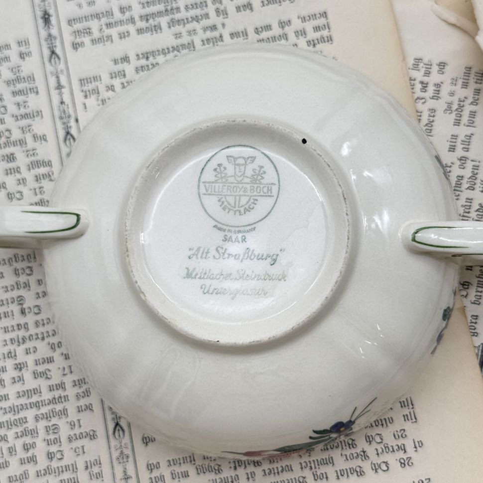 Бульонная пара Alt Strassburg ВиллеройБох 400 мл фарфор Германия 