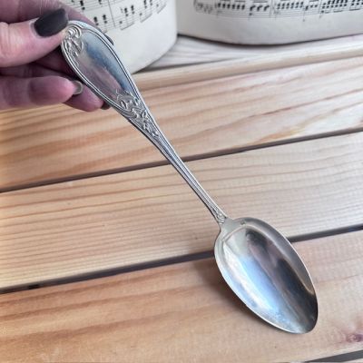 Ложка столовая 22 см серебрение Арнуво Франция