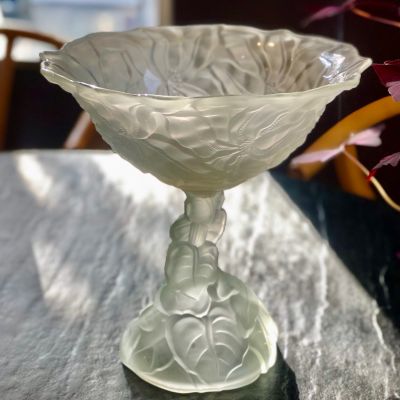 Ваза матовый хрусталь предположительно Lalique