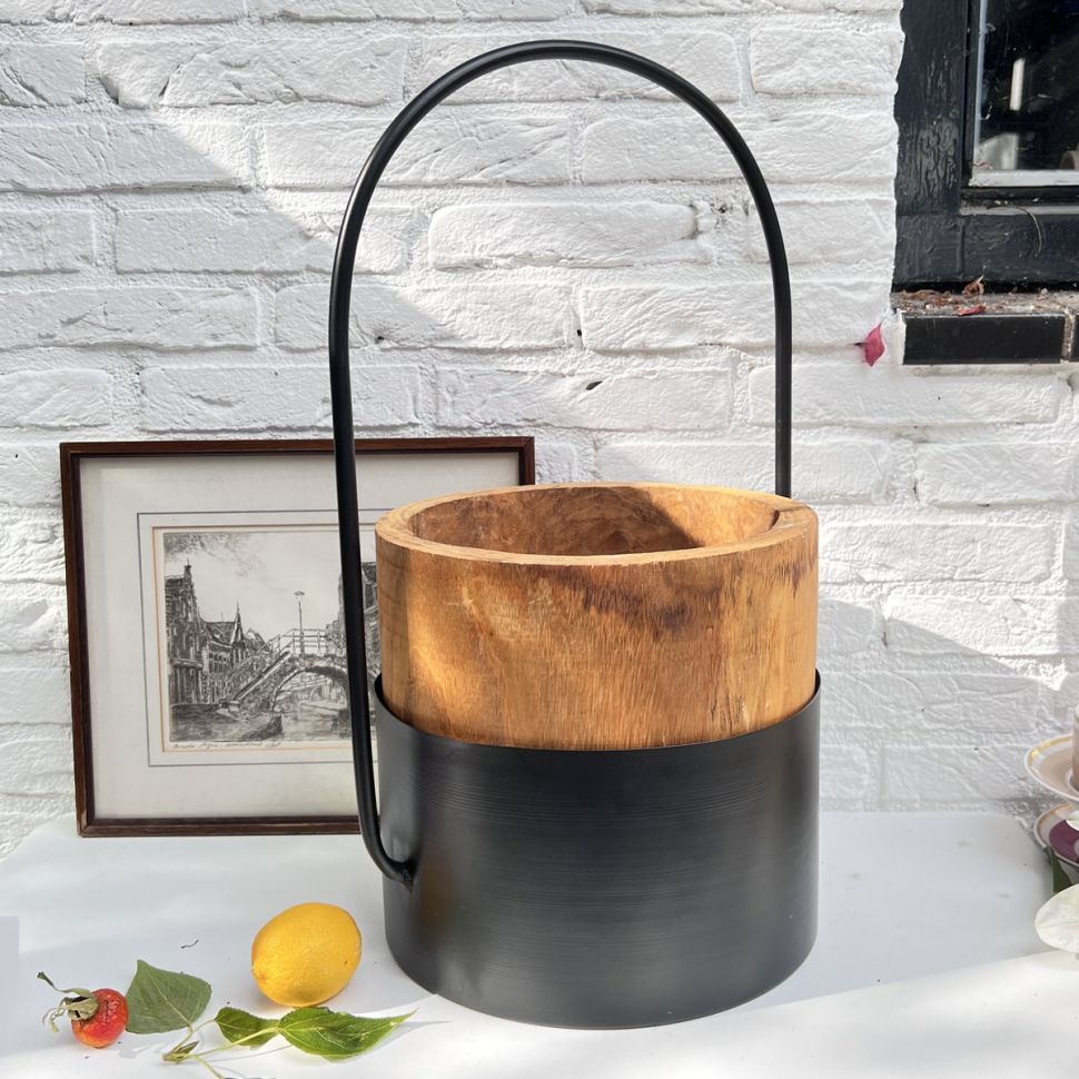 Ведро кашпо дизайнерское 52 см