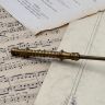 Гаситель для свечи 30 см латунь