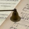 Гаситель для свечи 30 см латунь