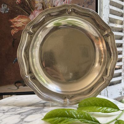 Блюдо Christofle 30 см серебрение Франция начало XX в.