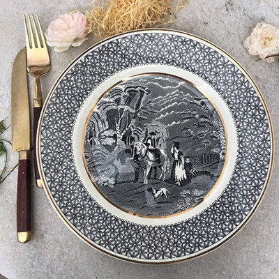 Тарелка Victoria Porcelain, Англия