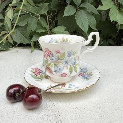 Кофейная пара Royal Albert Summertime Bourton 150 мл Англия