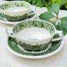 Бульонная пара Adams Wedgwood group English Scenic 300 мл Англия
