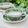 Бульонная пара Adams Wedgwood group English Scenic 300 мл Англия