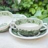 Бульонная пара Adams Wedgwood group English Scenic 300 мл Англия
