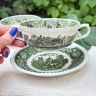Бульонная пара Adams Wedgwood group English Scenic 300 мл Англия