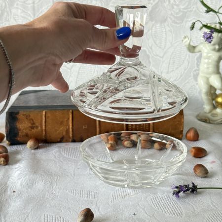 Шкатулка 14 см хрусталь Германия