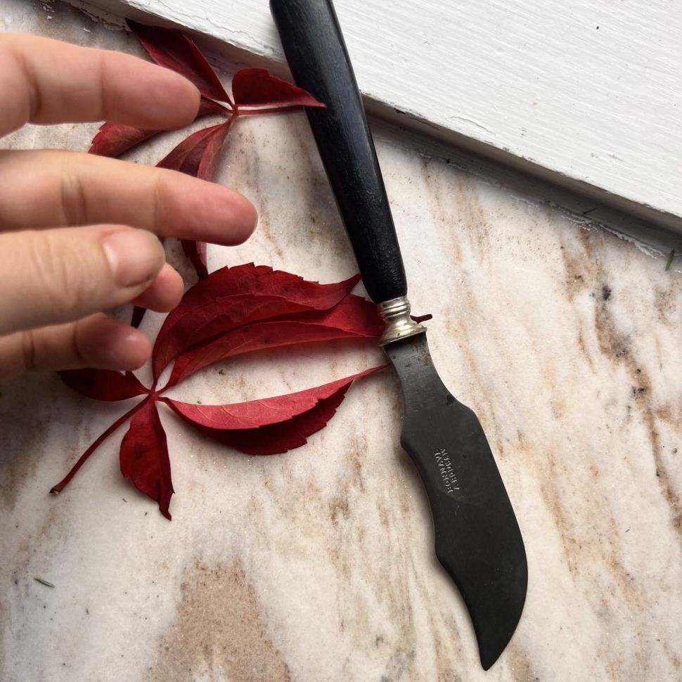 Нож для сервировки 20 см сталь бакелит