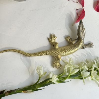 Статуэтка Ящерица 23 см бронза