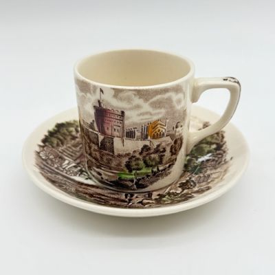 Кофейная пара Johnson Bros Королевские дома 100 мл Англия