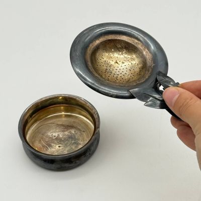 Ситечко для чая с подставкой Gero 90 серебрение Нидерланды