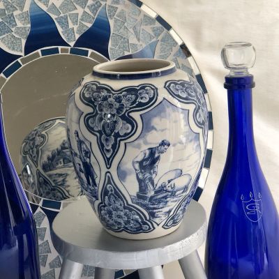 Ваза 18 см. Regina Delft, Голландия