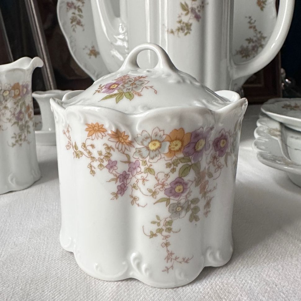 Сахарница Rosenthal Monbijou садовые цветы 9 см Германия