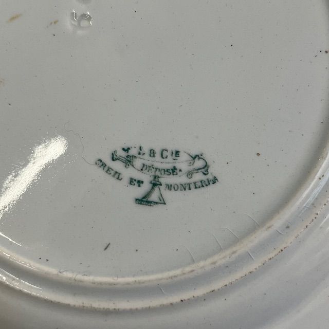 Тарелка Greil & Montereau  Les Aninax Intelligents №7 20 см Франция  