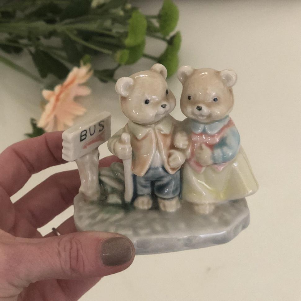 Статуэтка фарфор Мишки Bus