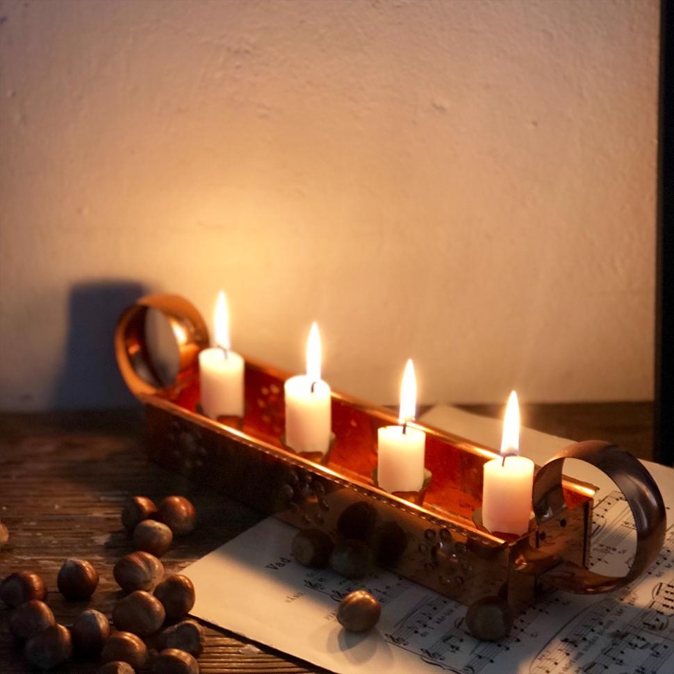 Подсвечник адвент на 4 свечи 