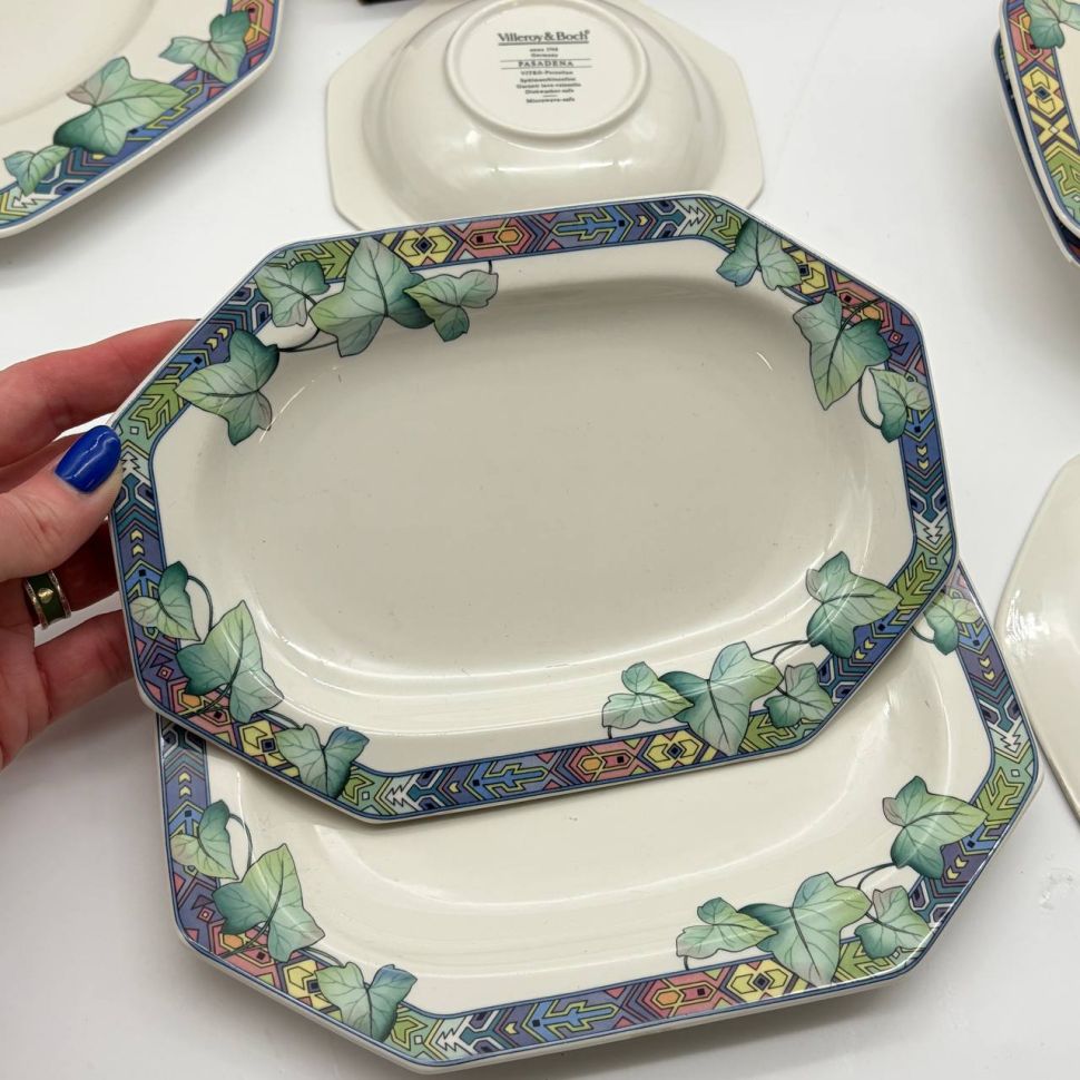 Блюдо селедочница ВиллеройБох Pasadena 21 см фарфор Германия