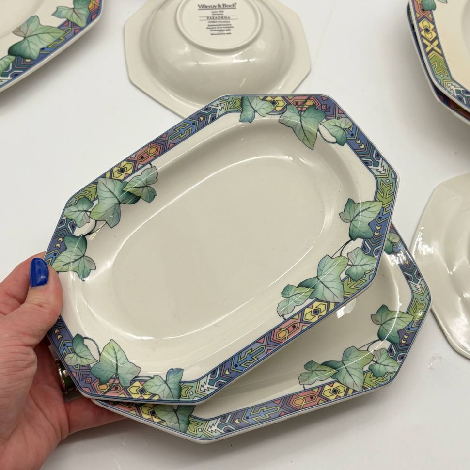 Блюдо селедочница ВиллеройБох Pasadena 21 см фарфор Германия