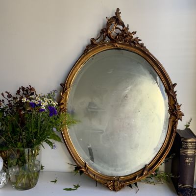 Дворцовое зеркало 82 см ручная работа Франция