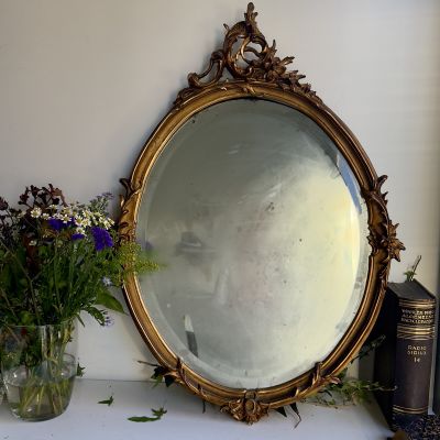 Дворцовое зеркало 82 см ручная работа Франция