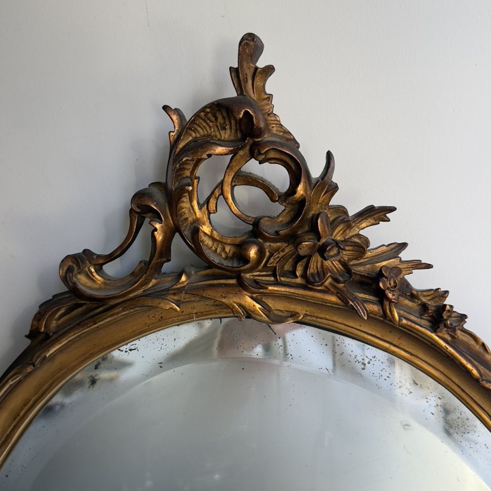 Дворцовое зеркало 82 см ручная работа Франция