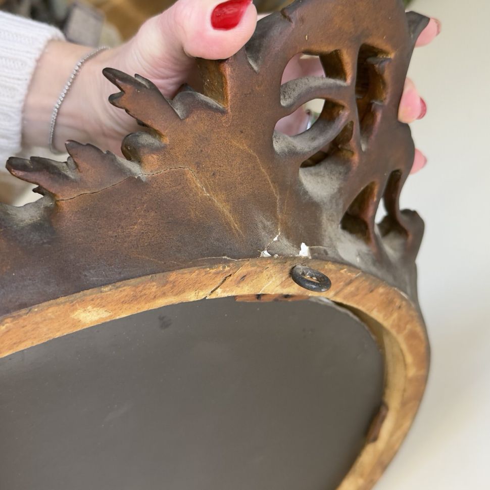 Дворцовое зеркало 82 см ручная работа Франция